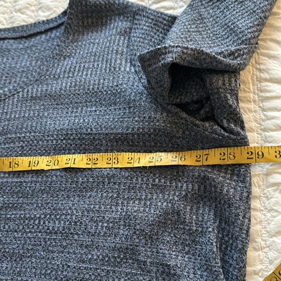 🔥French twist 3X maiden Bangladesh, waffle, knit, blue and black long sleeve - Picture 4 of 9